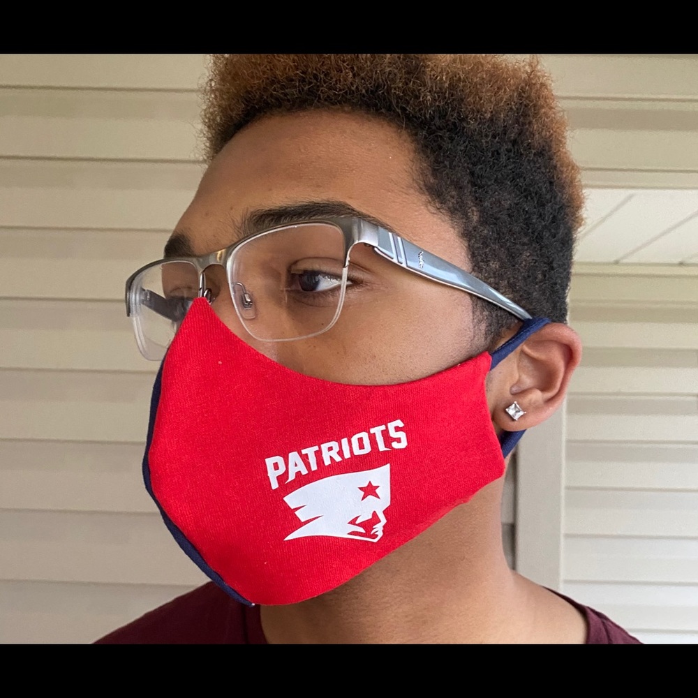 New England Patriots Face Mask